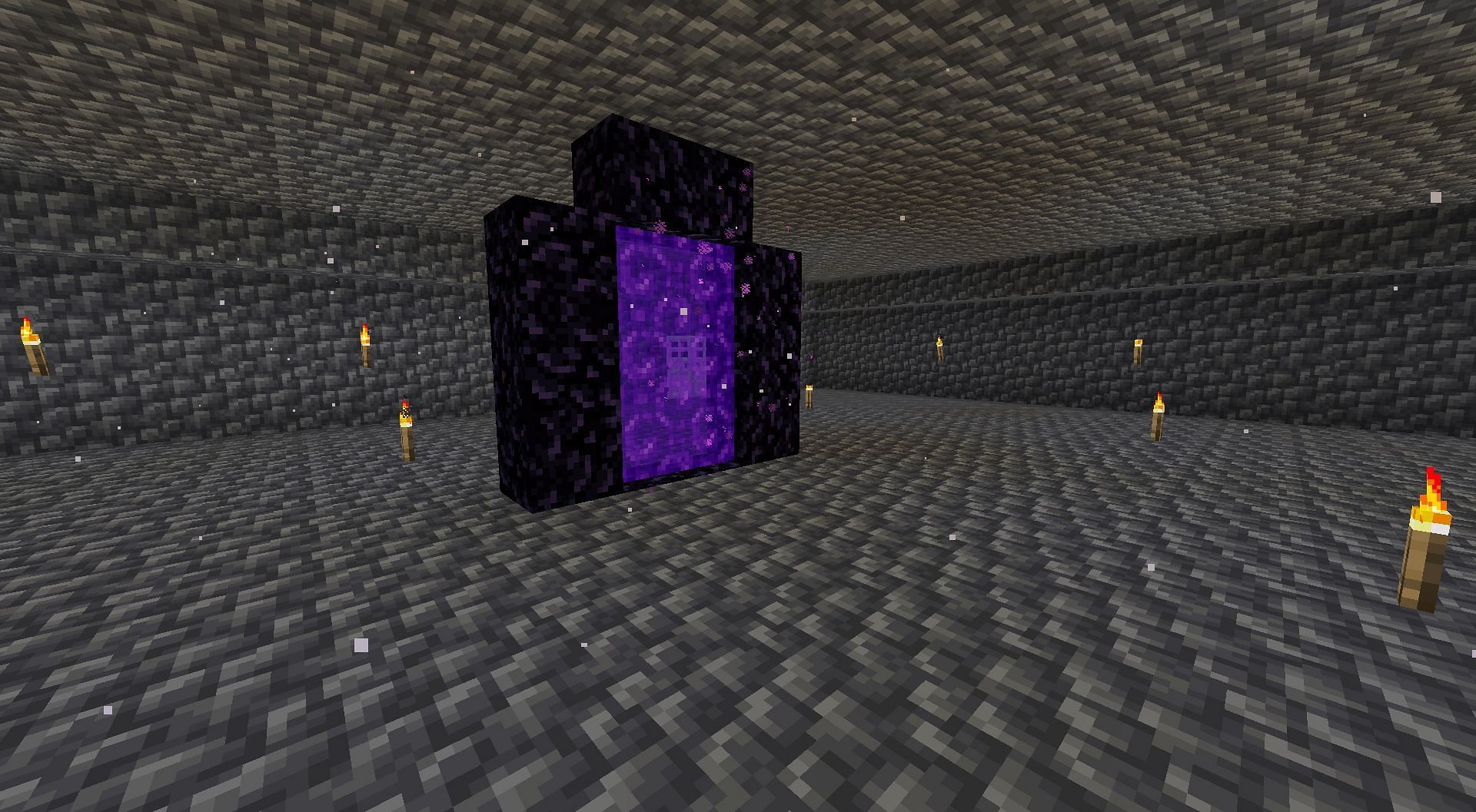 Create a Nether hub and spawn-proof with all precautions in Minecraft (Image via Mojang)