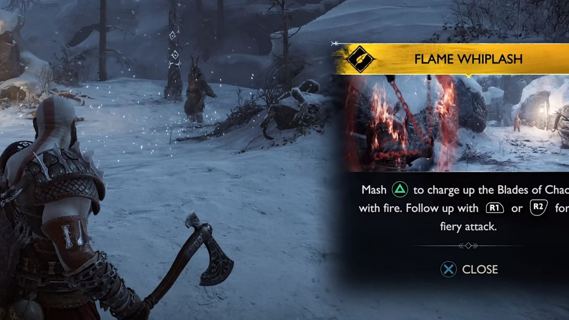 Using the Flame Whiplash ability (Image via Sony)