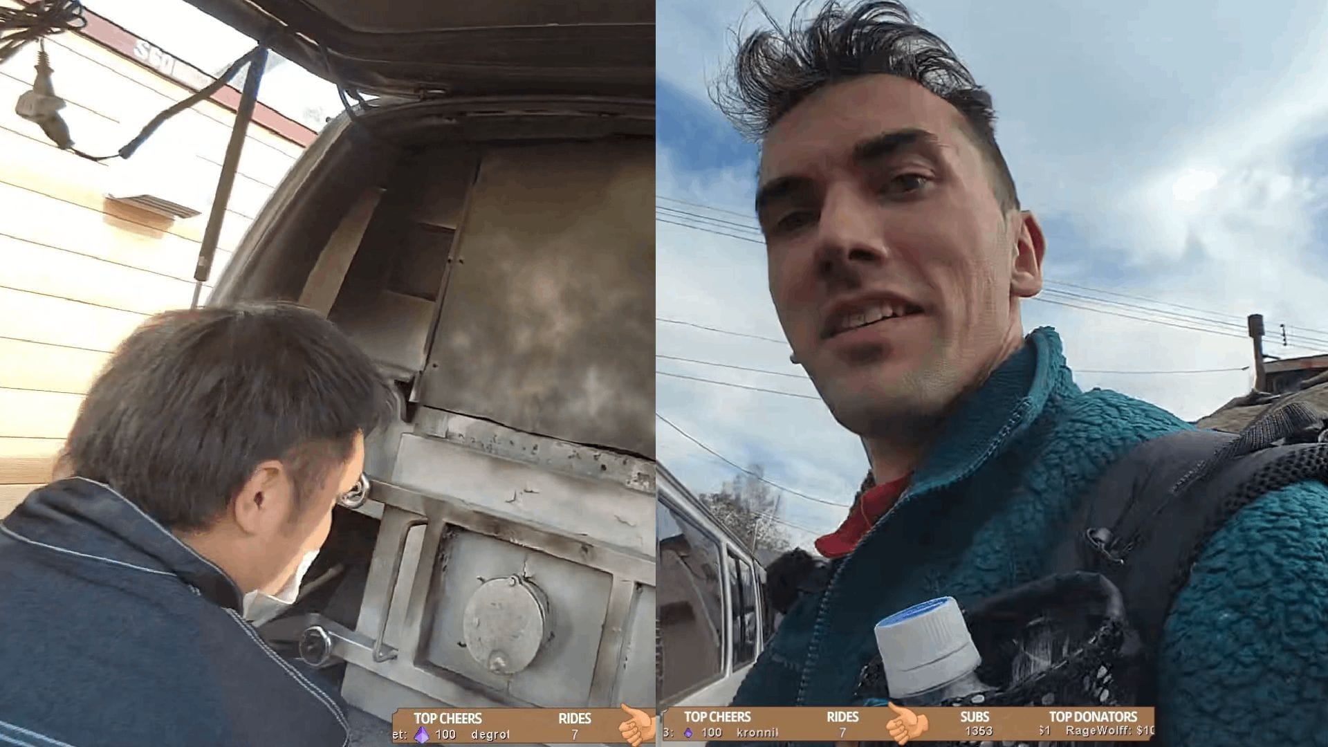 "Cremating pets?" IRL Twitch streamer meets man with a mobile