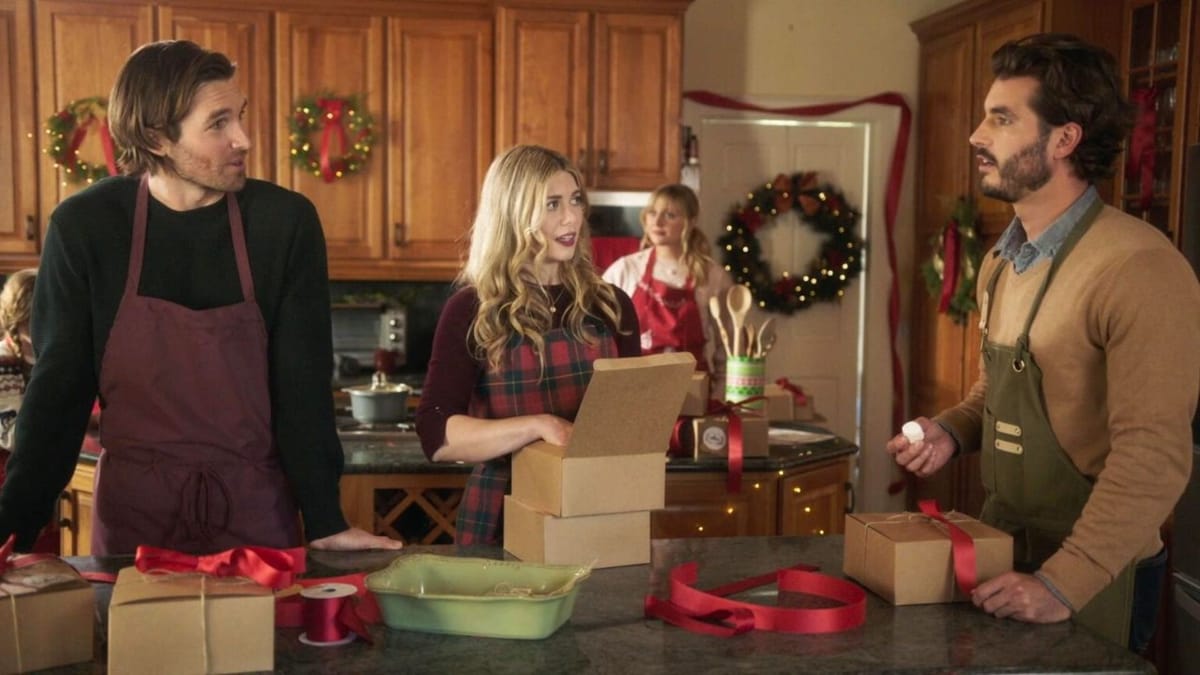 Christmas in Pine Valley cast list Kristina Cole, Andrew Biernat and