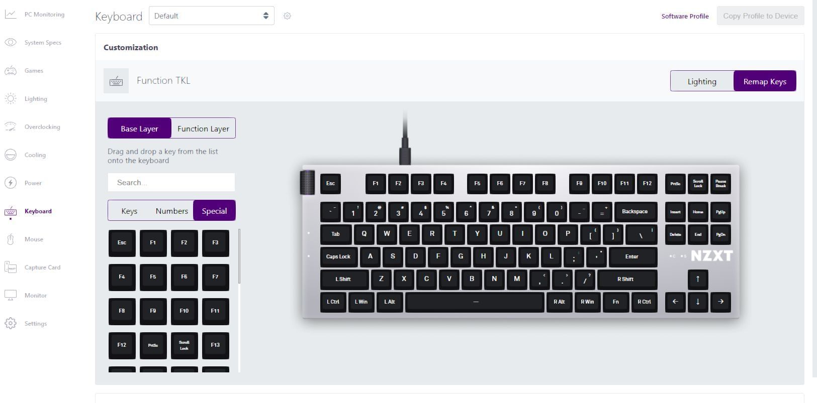 NZXT Function mechanical gaming keyboard review A halfhearted try
