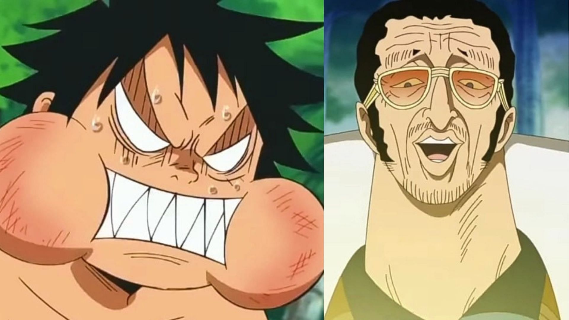 Luffy and Kizaru (Image via Toei Animation)