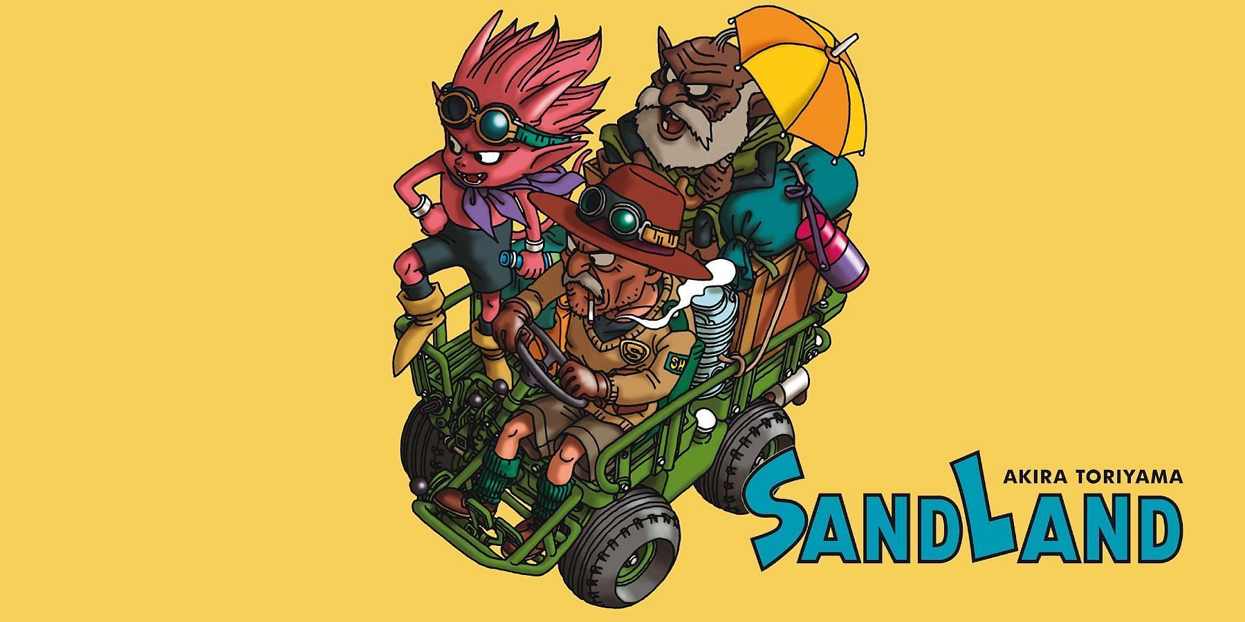 Sandland-Werbekunst (Bild Von Akira Toriyama/Shueisha)