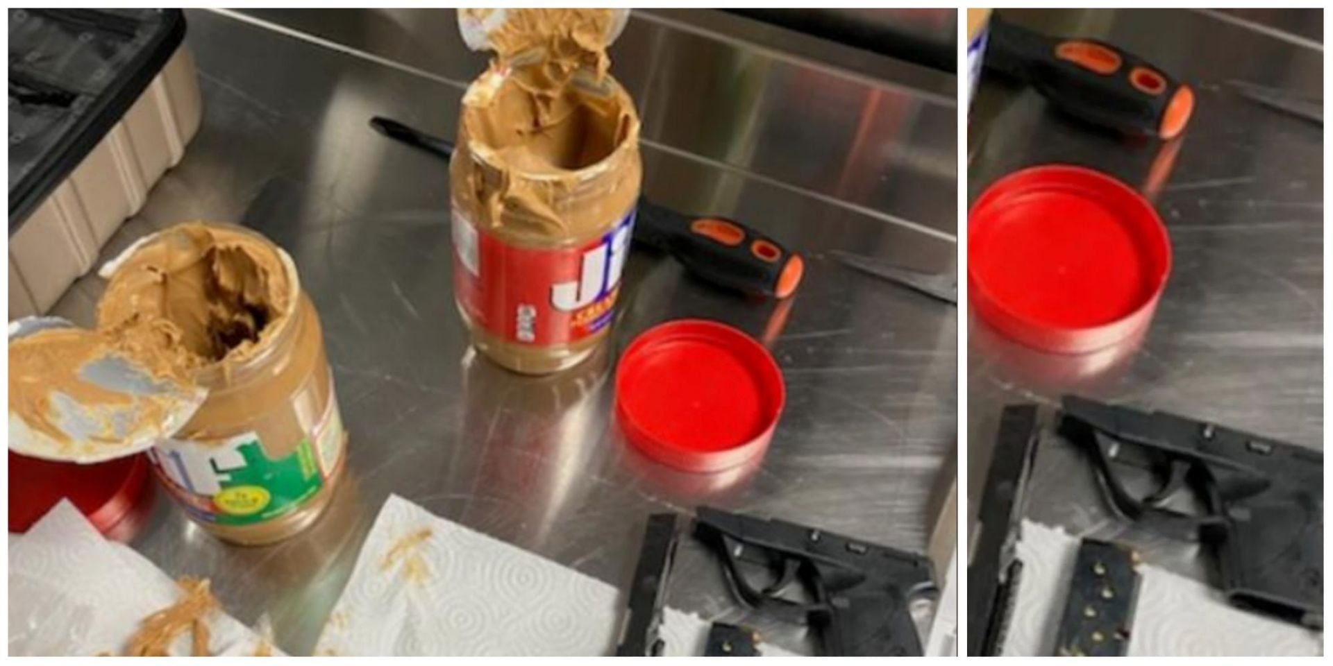 Rhode Island man arrested after trying to smuggle gun parts "artfully concealed" in peanut butter jars at JFK airport - Vimarsana News