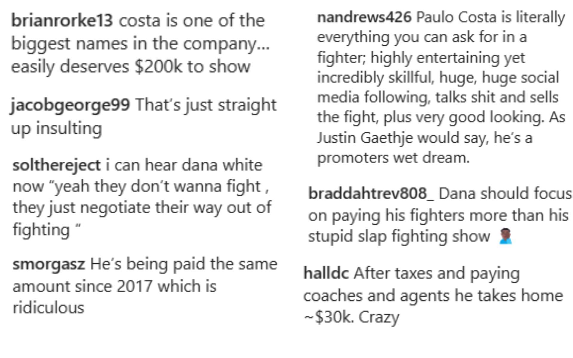 MMA Twitter divided in opinion over Paulo Costa getting paid only 70k ...