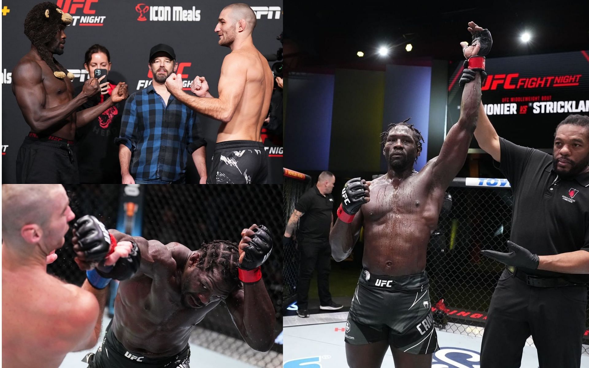 Polarizing Jared Cannonier Vs Sean Strickland Scorecard Only The Second Of Its Kind In Ufc History 2271