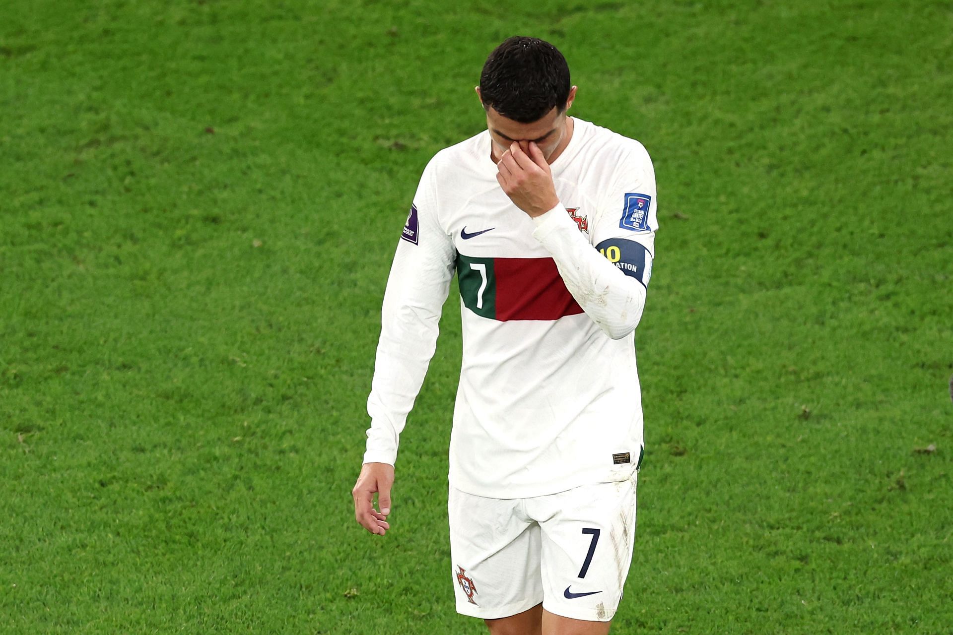 Portugal were sent crashing out of the World Cup by Morocco in the quarter-finals.