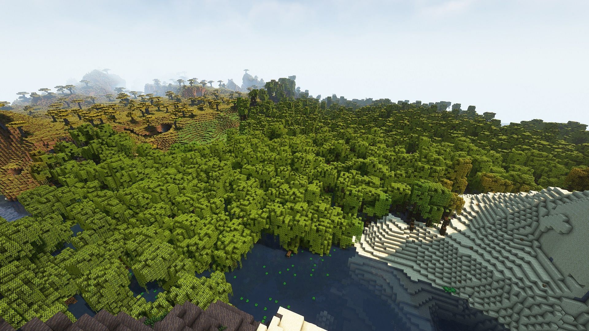 An amazing mangrove swamp biome in Minecraft (Image via Mojang)