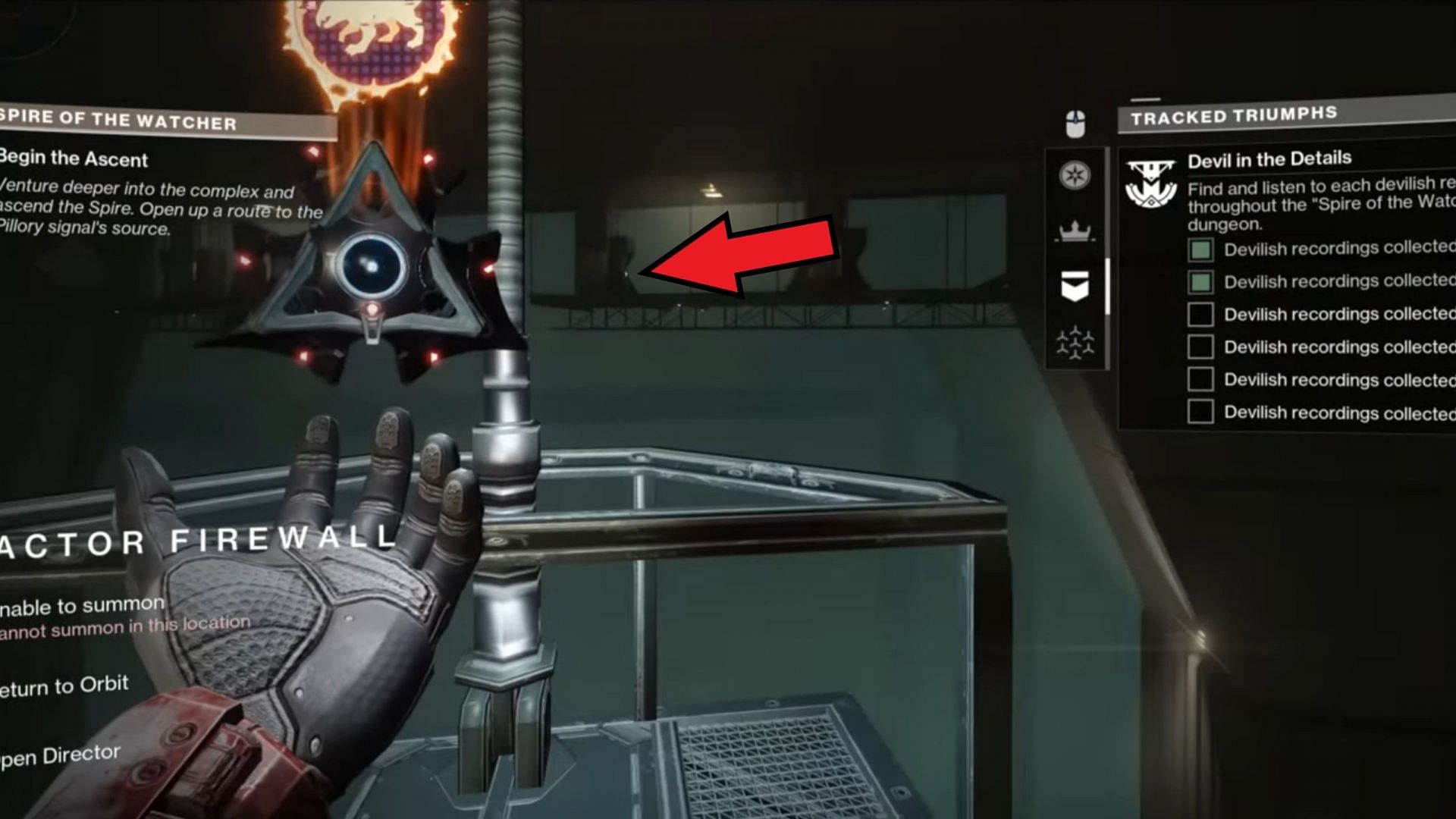 A treia locație de înregistrare a lui Destiny 2 în interiorul puzzle-ului de sărituri (Imagine prin Bungie) 