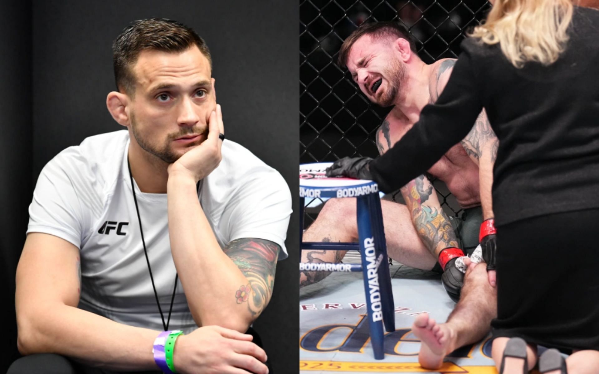 James Krause (Left) and Darrick Minner (Right) [Image courtesy: The New York Post via Zuffa LLC]