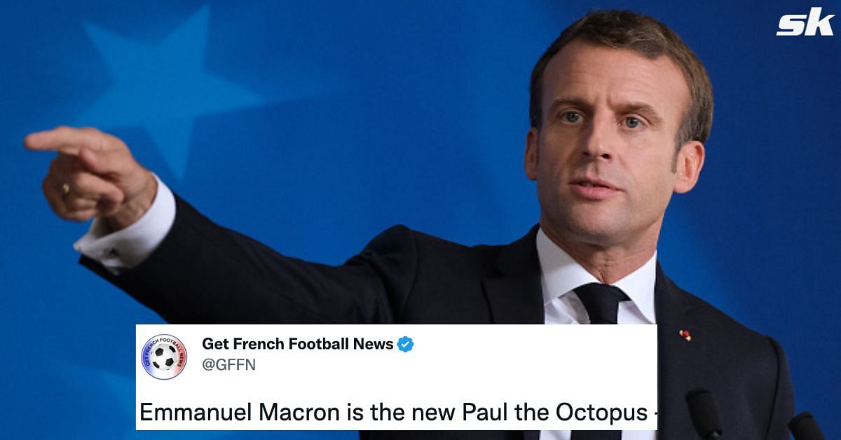 French President Emmanuel Macron's incredible pre-game prediction ...