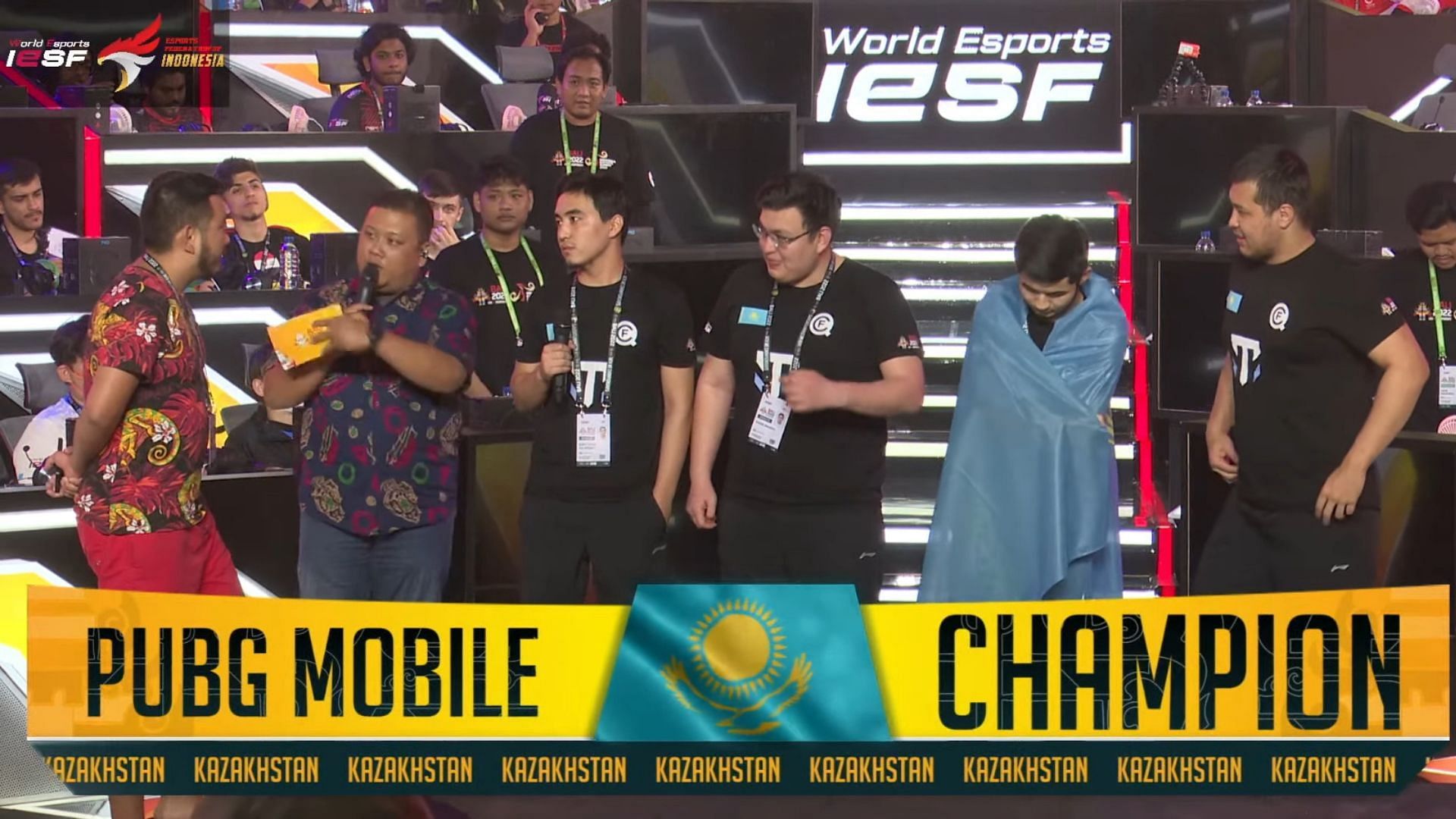 Team Kazakhstan wins 14th World Esports Championship: PUBG Mobile