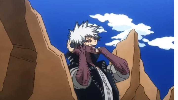 Dabi as seen in the anime (Image via Studio Bones)