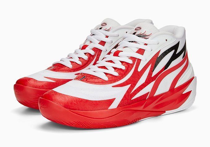 LaMelo Ball: LaMelo Ball’s Puma MB.02 Red Wings Basketball Shoes: Where ...