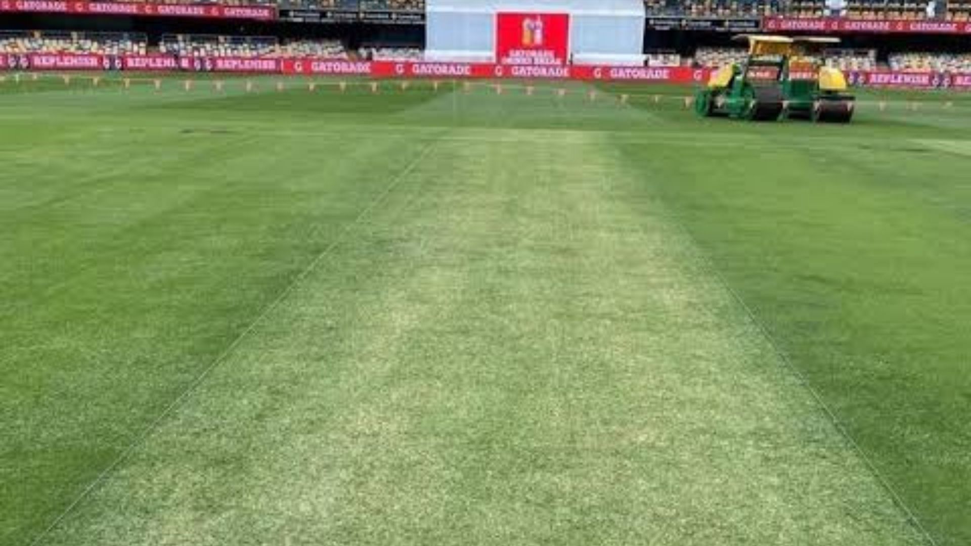 Australia dished out one of the most green pitches ever at the Gabba for the first Test against South Africa. (P.C.:Twitter)