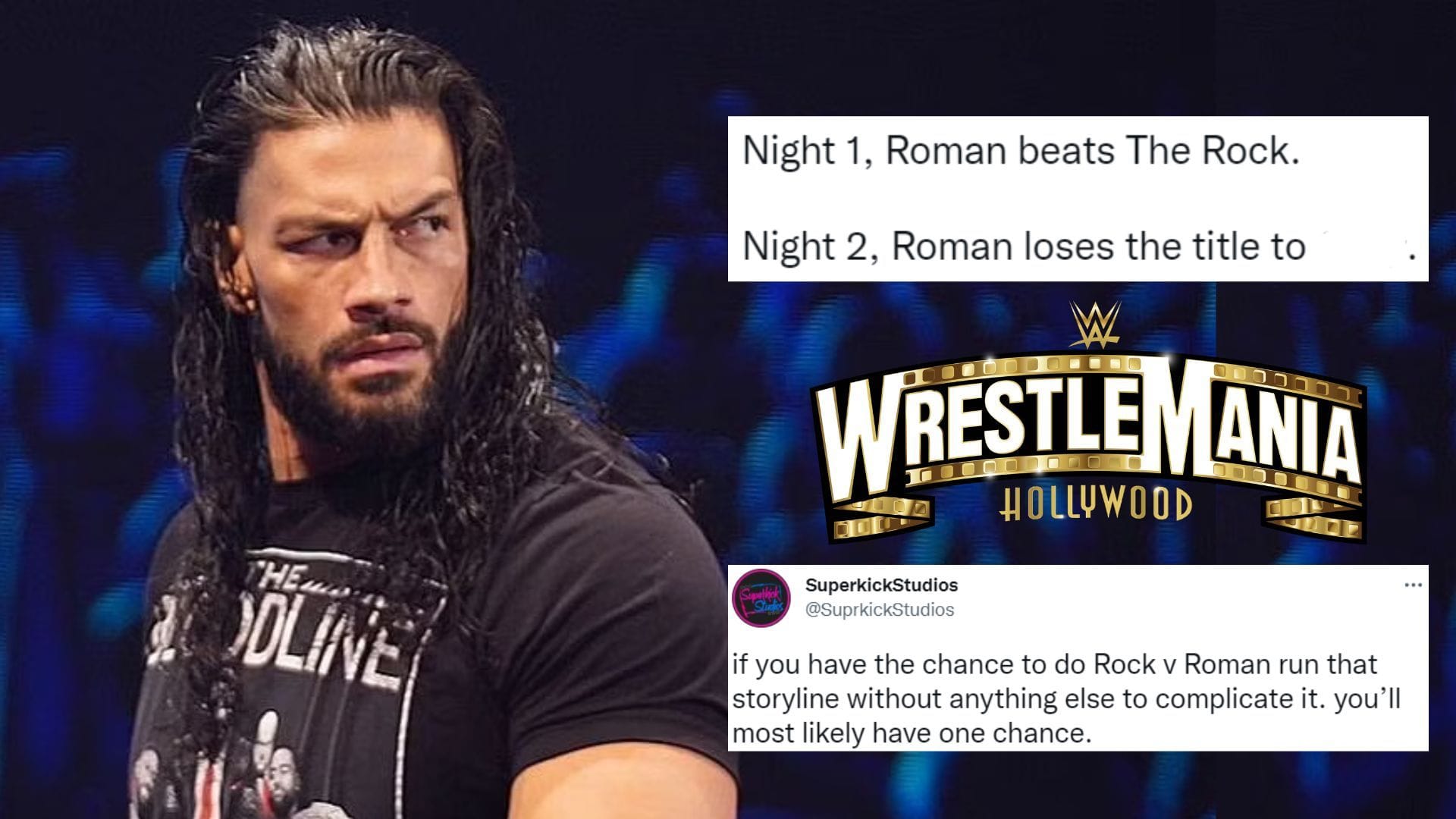 Twitter divided as Roman Reigns is rumored to wrestle on both nights at