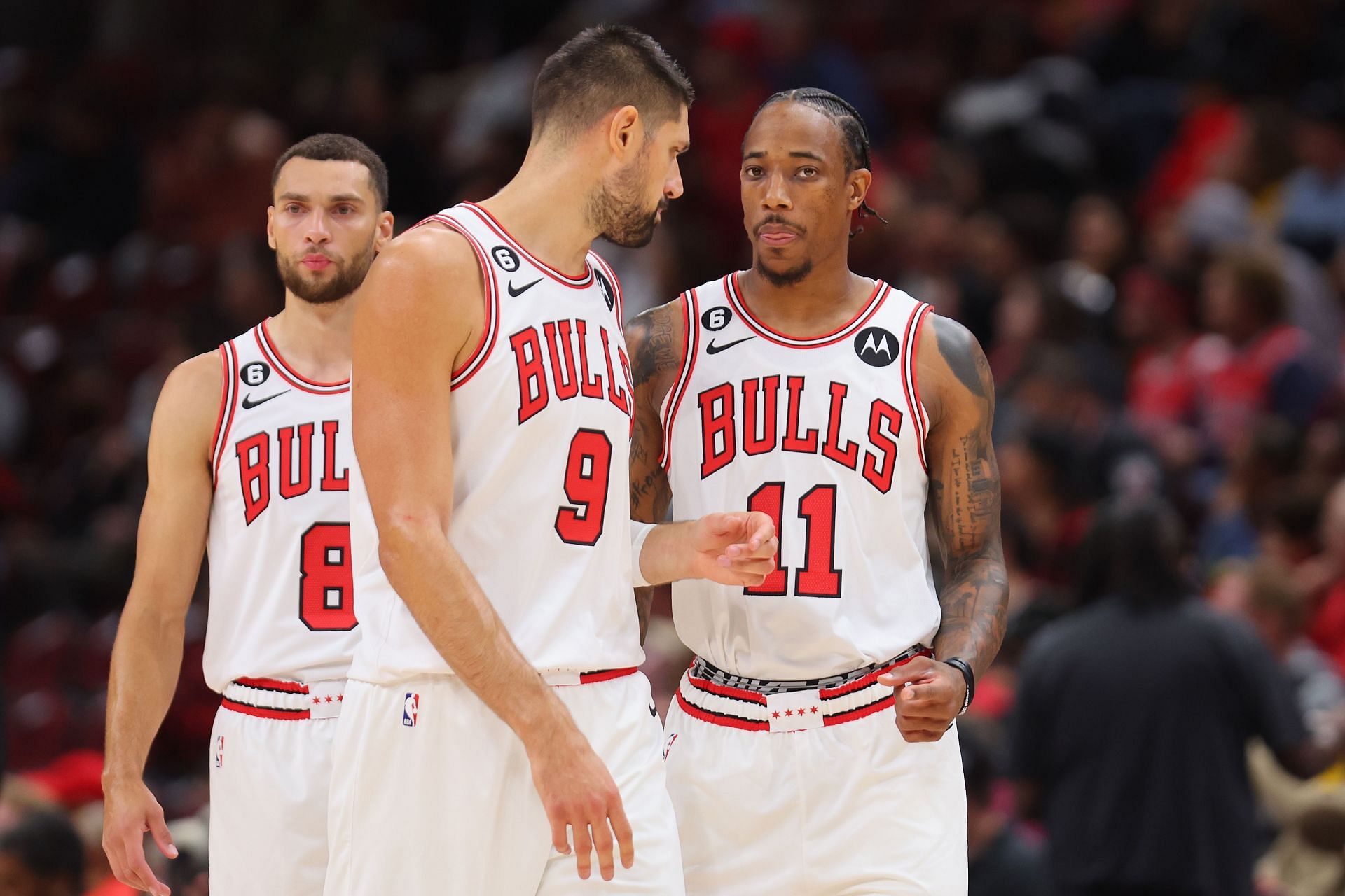 Bulls ‘Zack LaVine, DeMar DeRozan, dan Nikola Vucevic sedang diawasi oleh beberapa tim NBA untuk peluang perdagangan