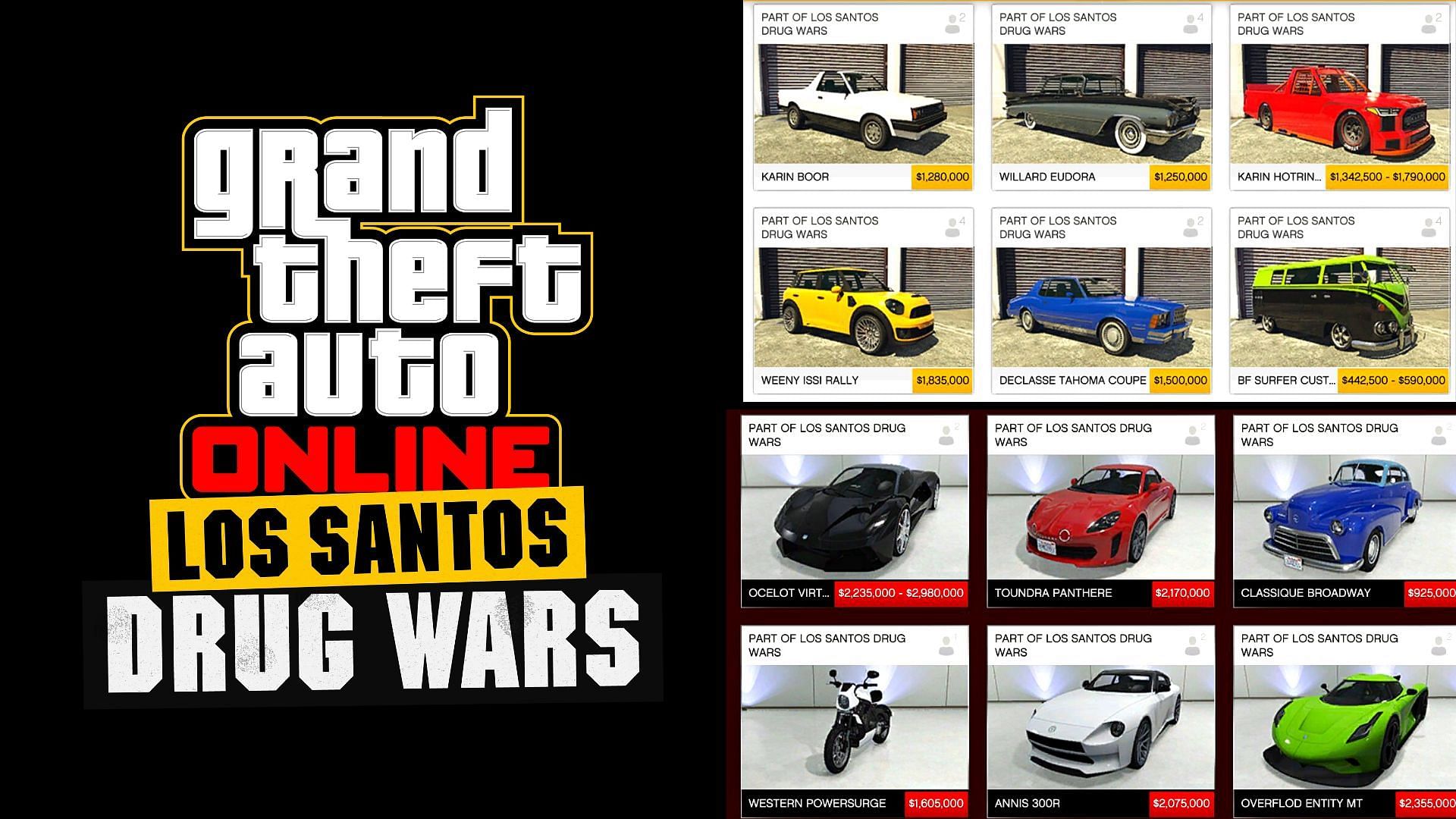 More drip feed vehicles coming to GTA Online as part of Los Santos Drug