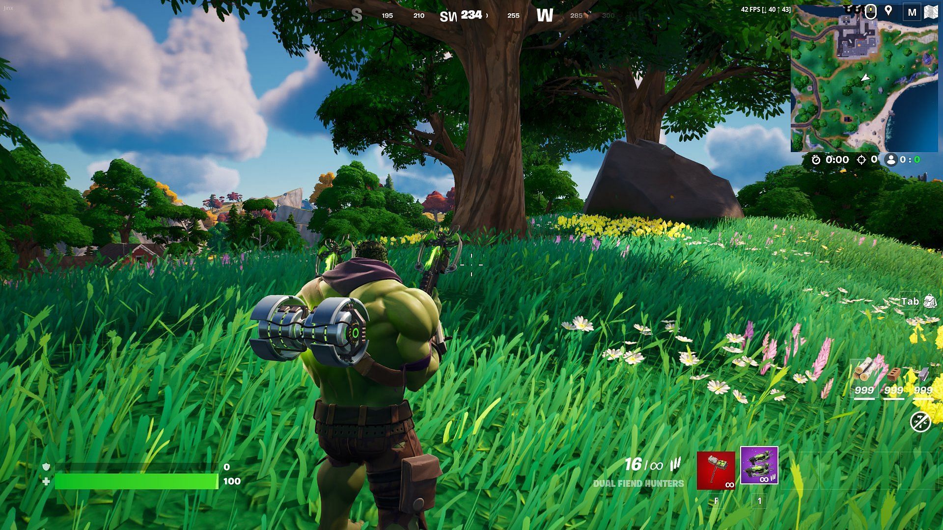 Hulk-Skin In Epic Games # 039;  Battle Royale (Bild Über Fnbrintel/Twitter)