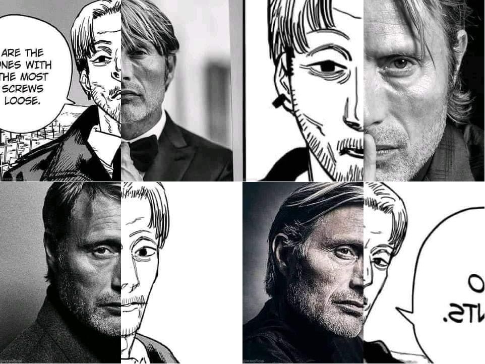 Chainsaw Man Chainsaw Man Is Kishibe inspired by Mads Mikkelsen?