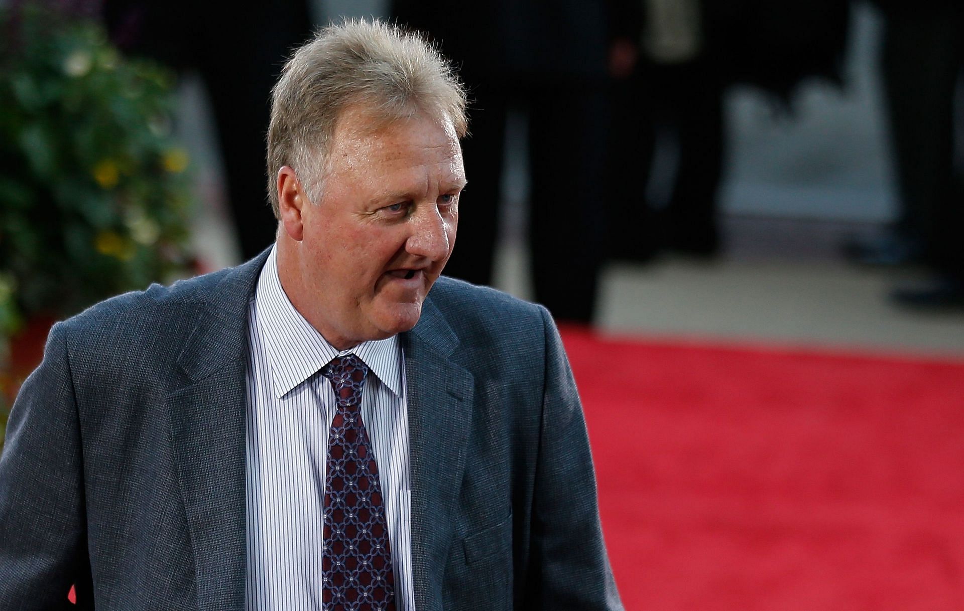 Larry Bird at the 2014 Basketball Hall of Fame Enshrinement Ceremony