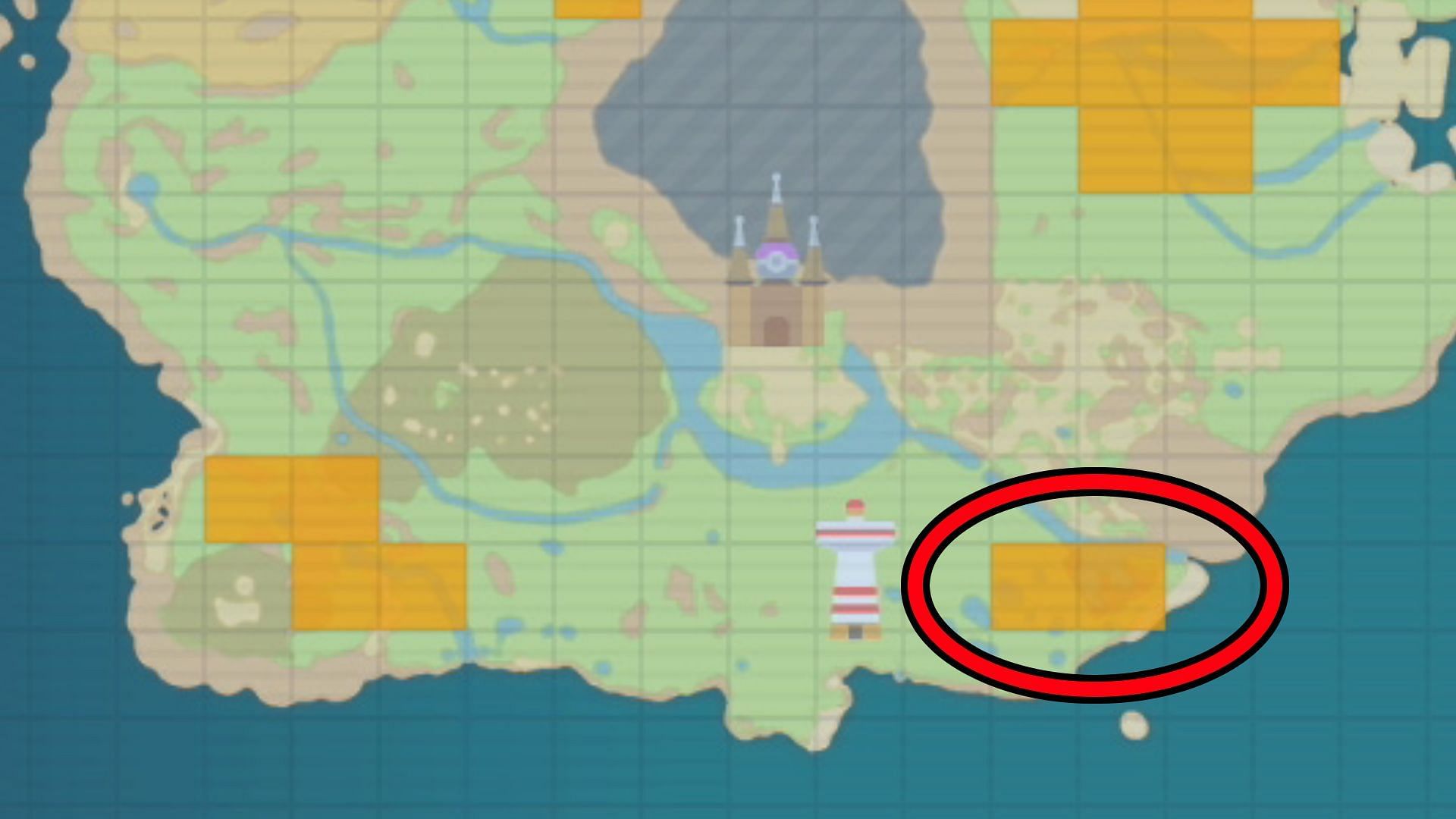 You'll find weak Flamigos here (Image via Game Freak)