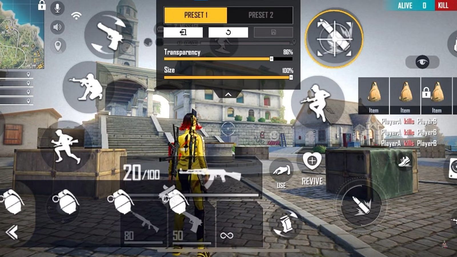 4-Finger HUD Free Fire (Image by Garena)