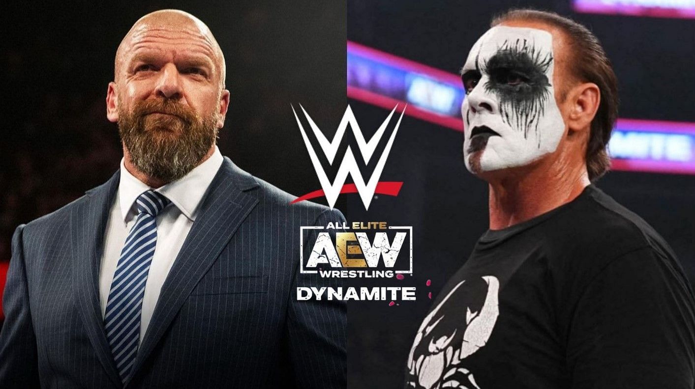 Triple H (left) and Sting (right)