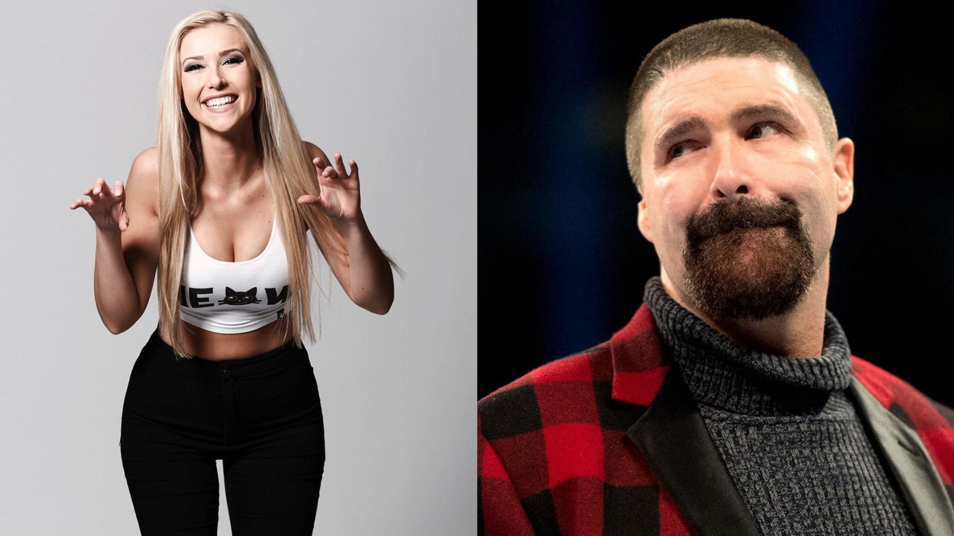 Noelle Foley and her father, Mick Foley