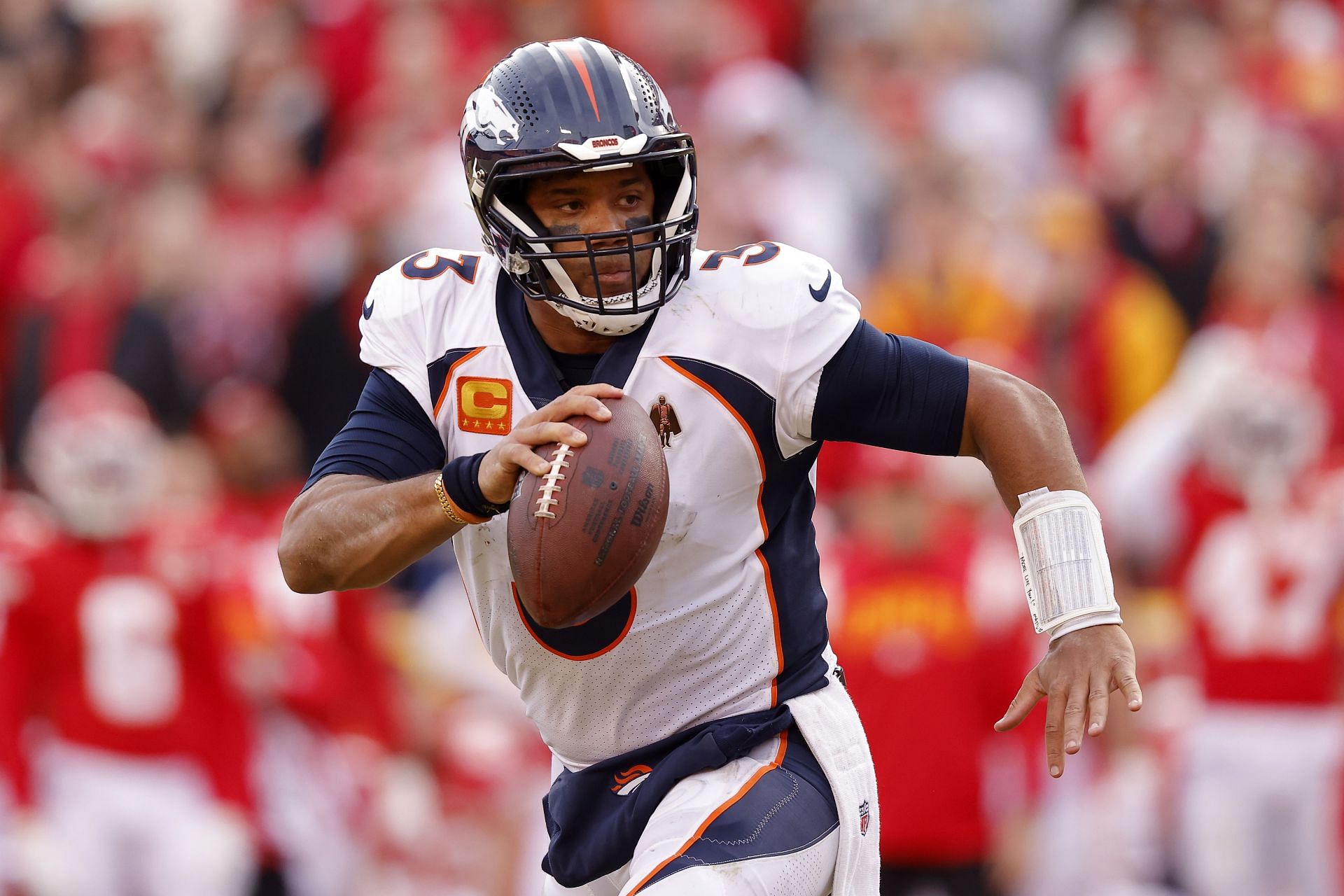 NFL - Russell Wilson of the Denver Broncos