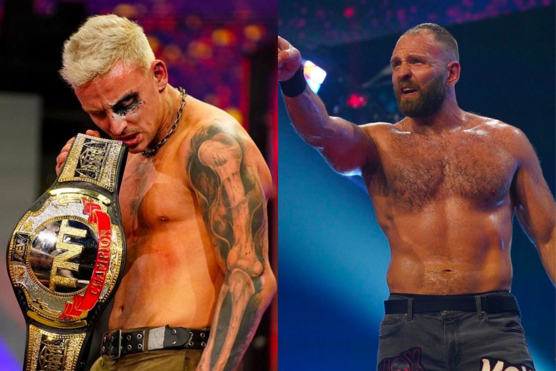 Darby Allin and Jon Moxley were in action 