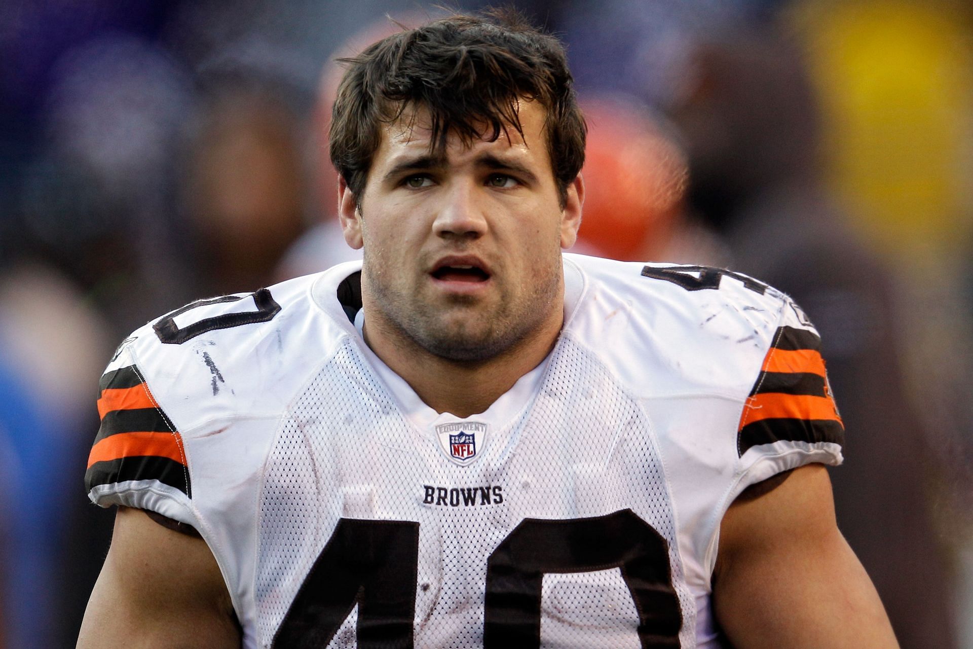 Peyton Hillis with the Cleveland Browns