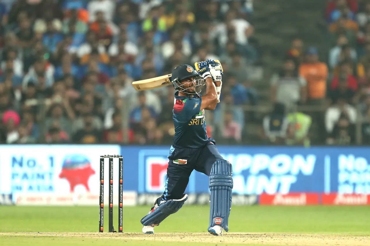 Dasun Shanaka&#039;s explosive knock helped Sri Lanka win the second T20I against India. [P/C: BCCI]