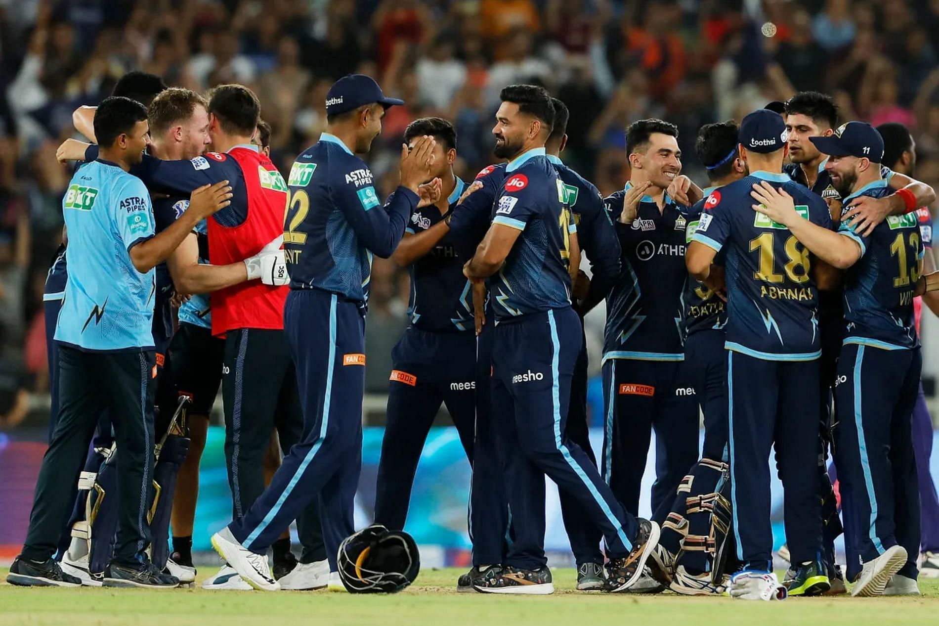 Gujarat Titans (GT) winnaars van IPL 2022. Foto: BCCI