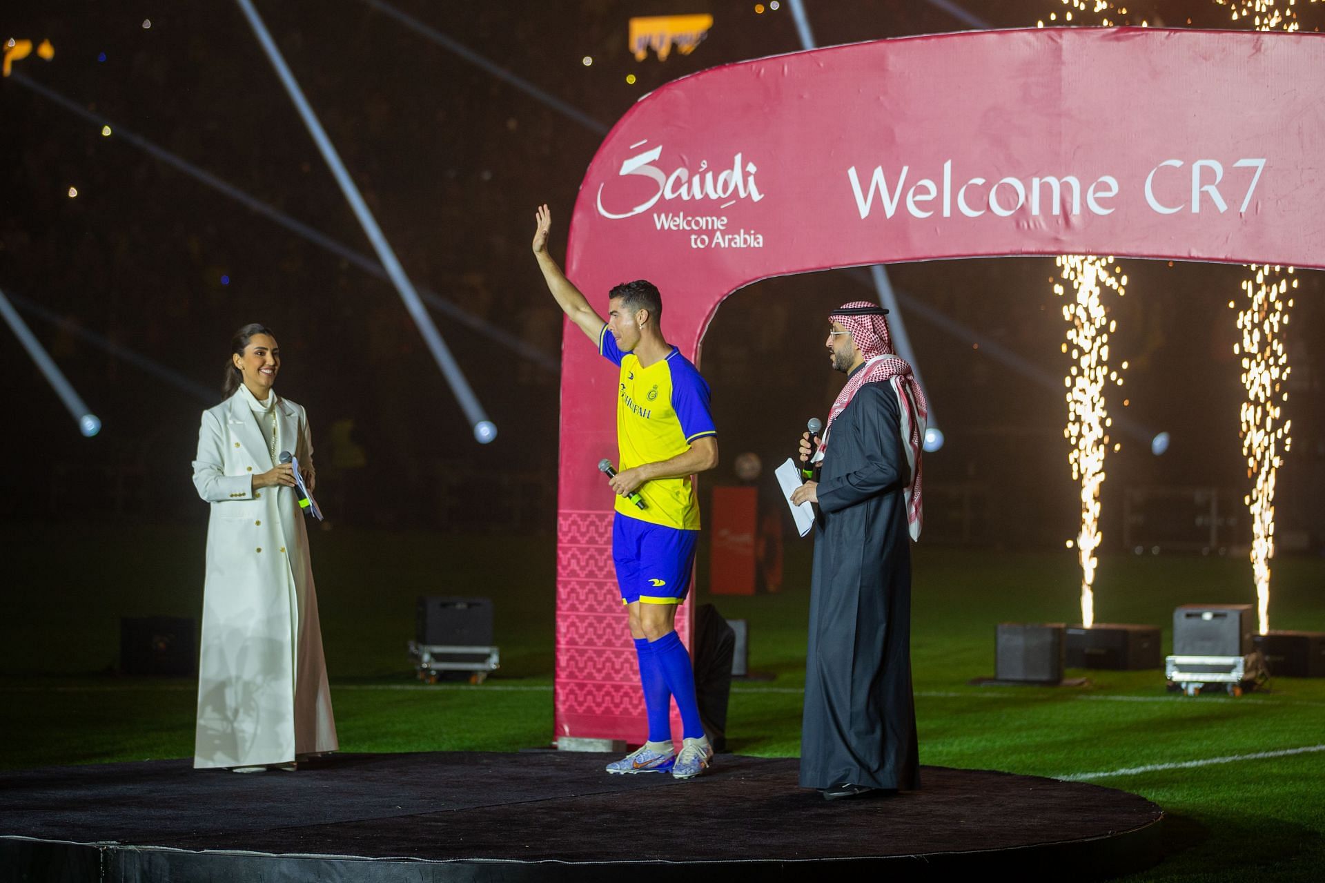 Cristiano Ronaldo is officially unveiled as Al-Nassr player