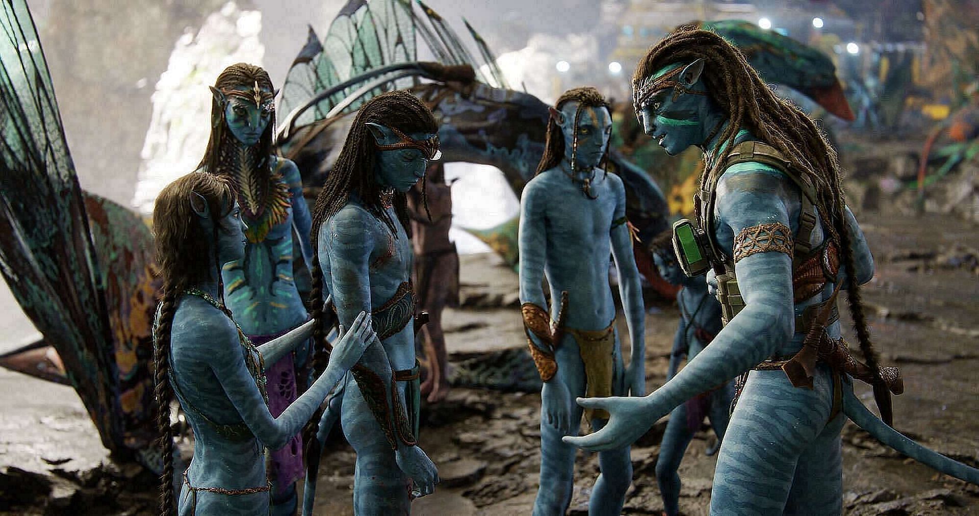 Jake Sully's family in Avatar: The Way of Water (Image via 20th Century Studios)