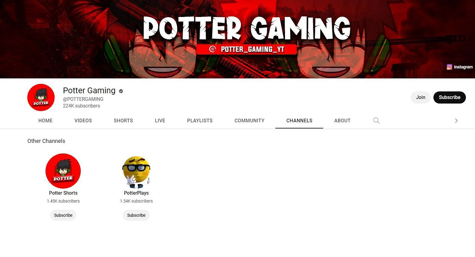 harpyt "Potter Game" Taneja's YouTube channels (image via Google)