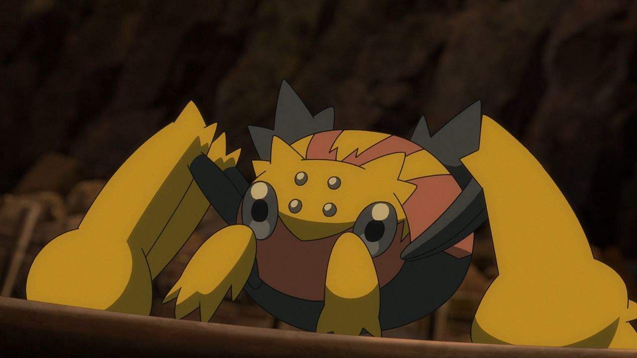Galvantula as it appears in the anime (Image via The Pokemon Company)