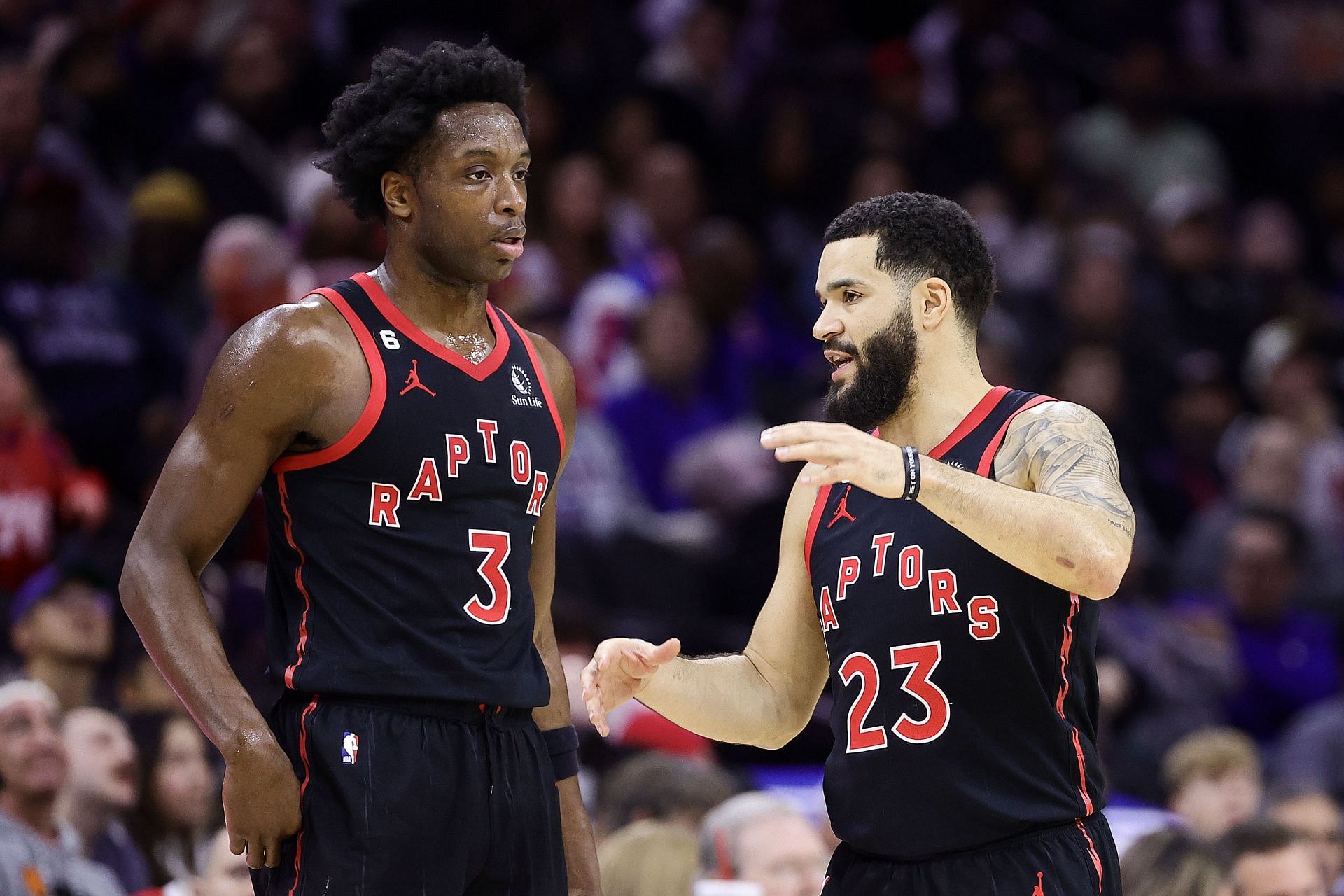 Anunoby is having a career year with the Raptors (Image via Getty Images)