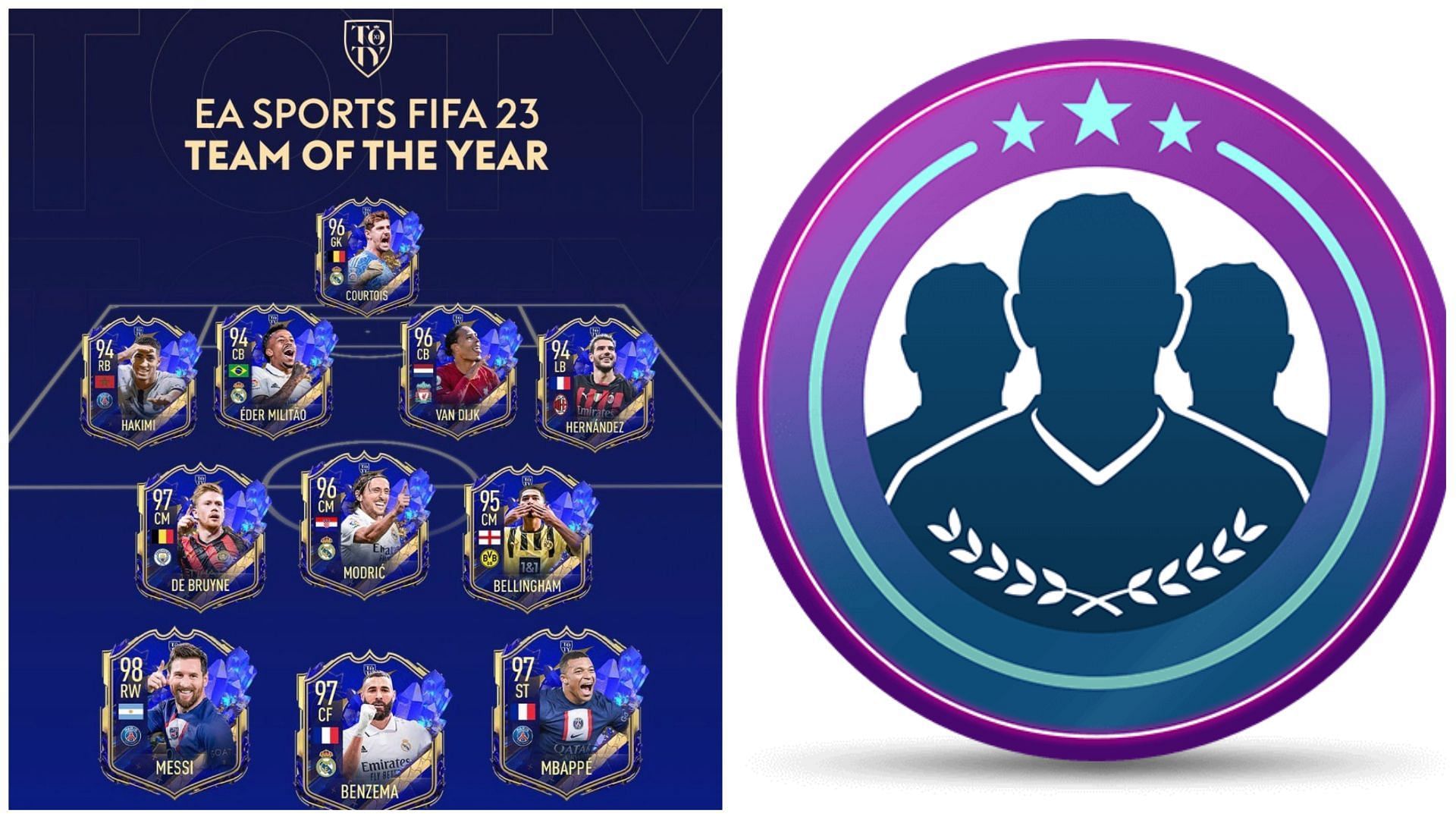 TOTY League Upgrades are live in FIFA 23 (Images via EA Sports)