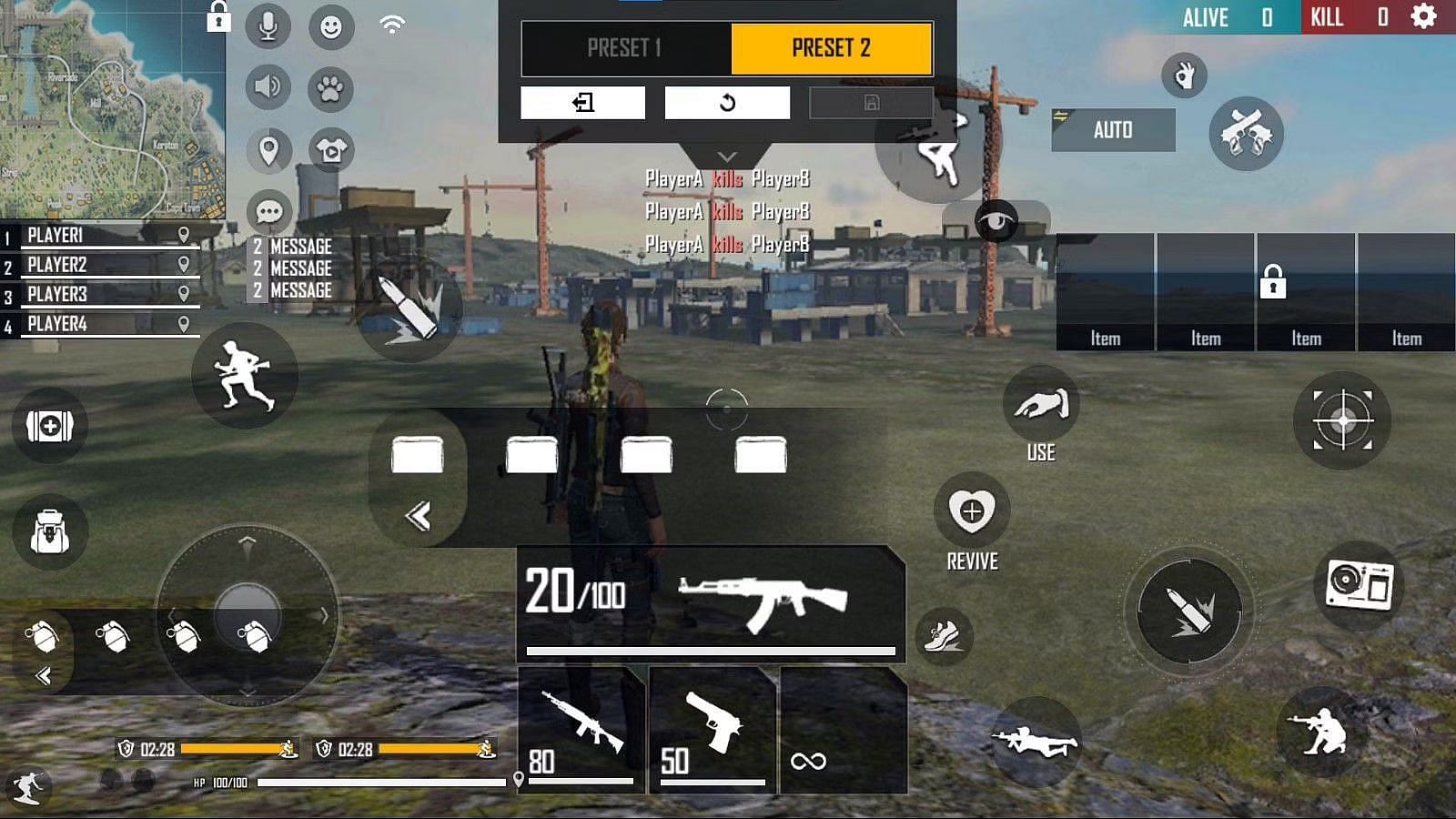 Two-Finger HUD Free Fire (Image by Garena)