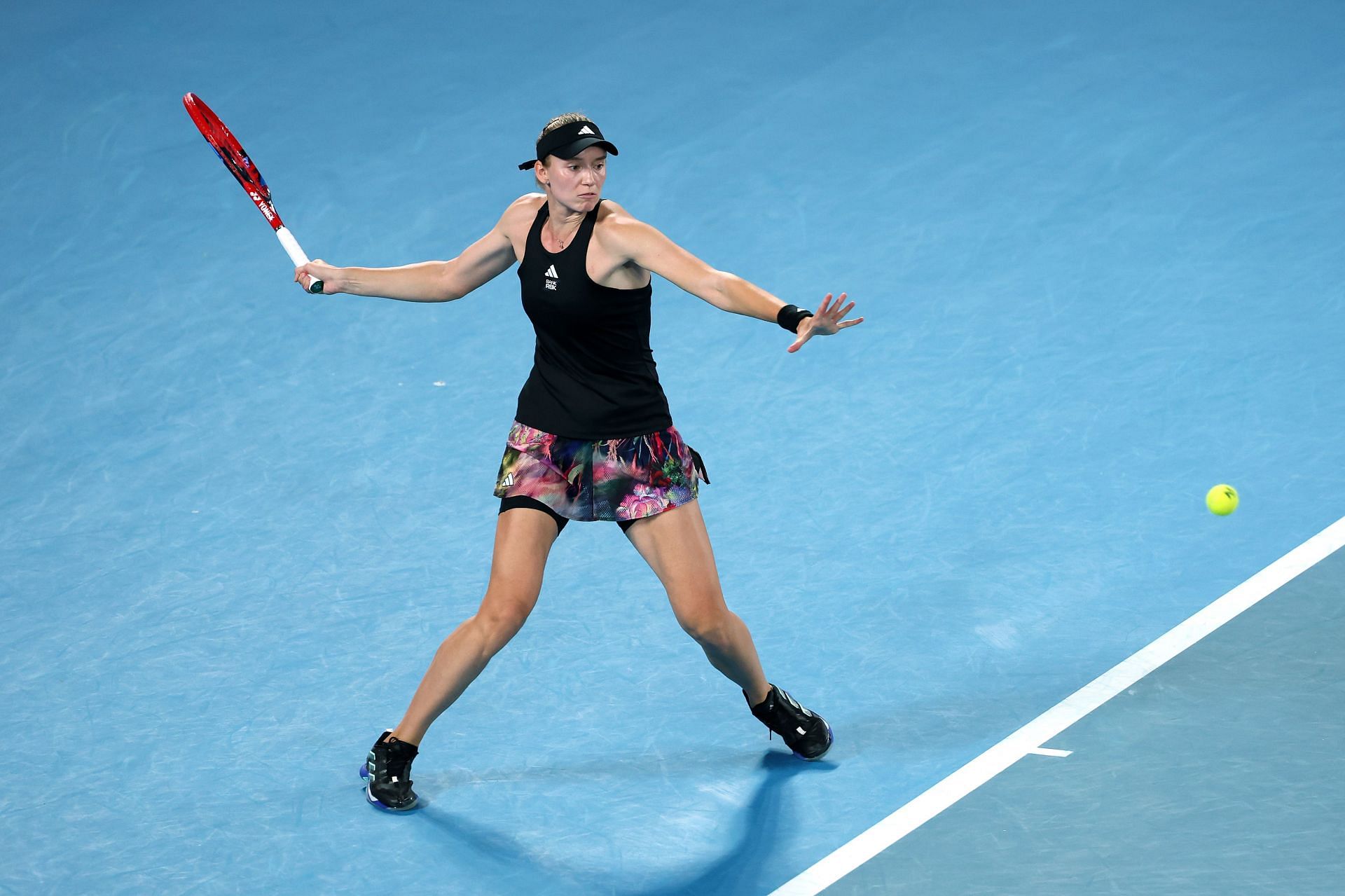 Elena Rybakina in action in the Australian Open final