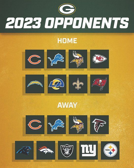 Green Bay Packers opponents for the 2023 NFL season Reclaiming the NFC