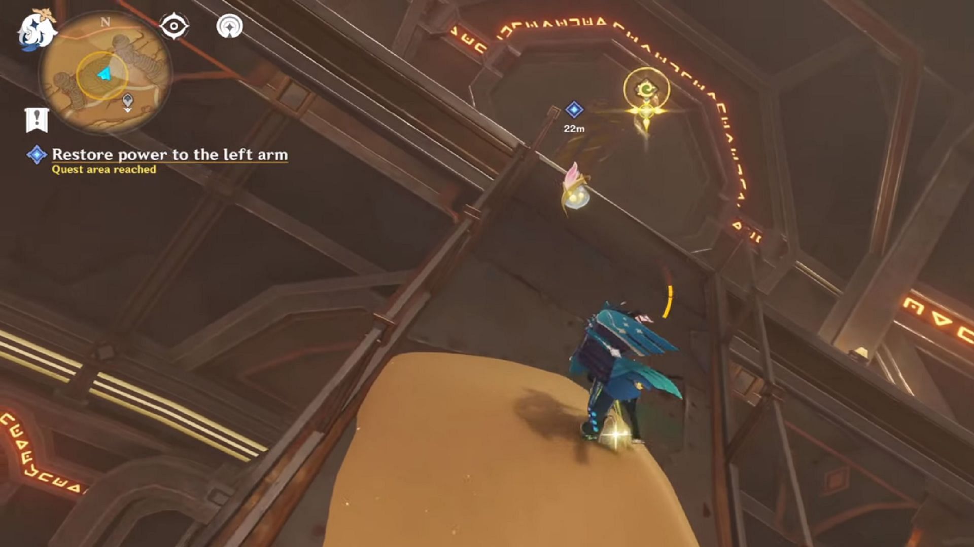 Bridge to other room (Image via HoYoverse)