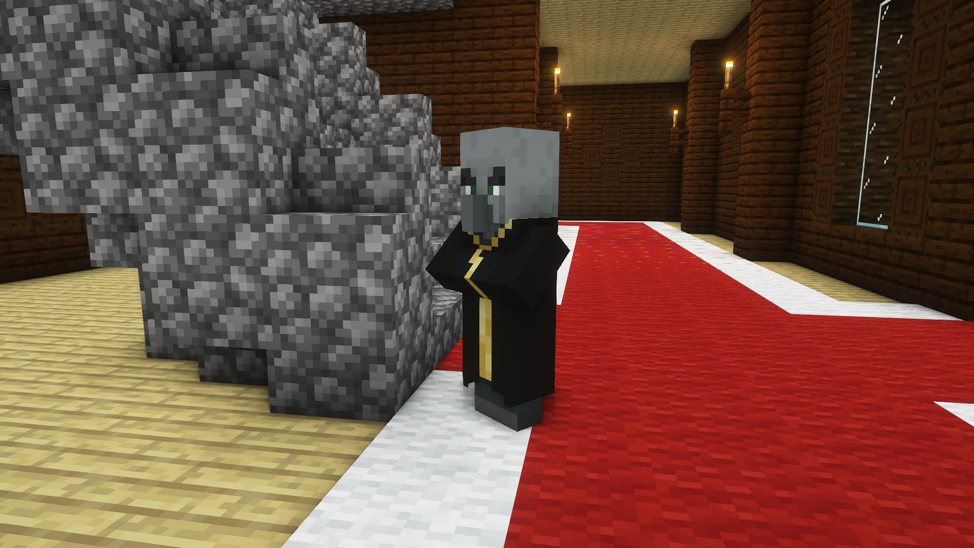 Un evocador en una mansión del bosque (Imagen a través de Mojang)