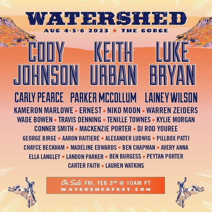 Festival Watershed Festival 2023 Lineup, tickets, where to buy, and more