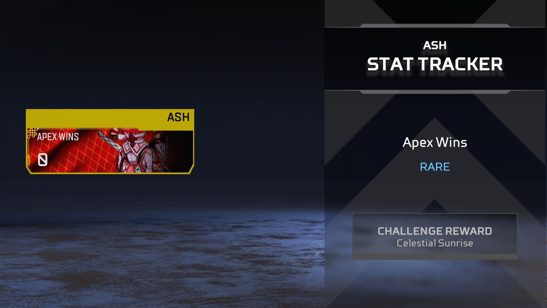 The Ash Wins tracker in the rewards track (Image via EA)