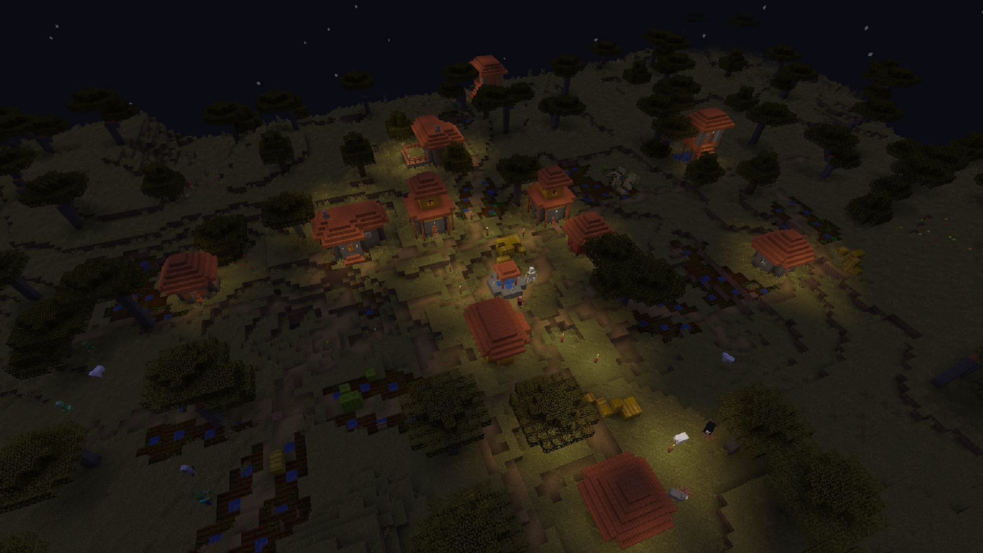 Las aldeas de Savannah abundan en esta semilla de Minecraft (Imagen a través de Mojang)