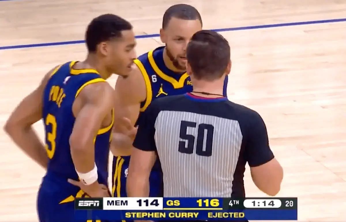 Watch: Steph Curry Gets Ejected From Warriors Vs Grizzlies Game After ...