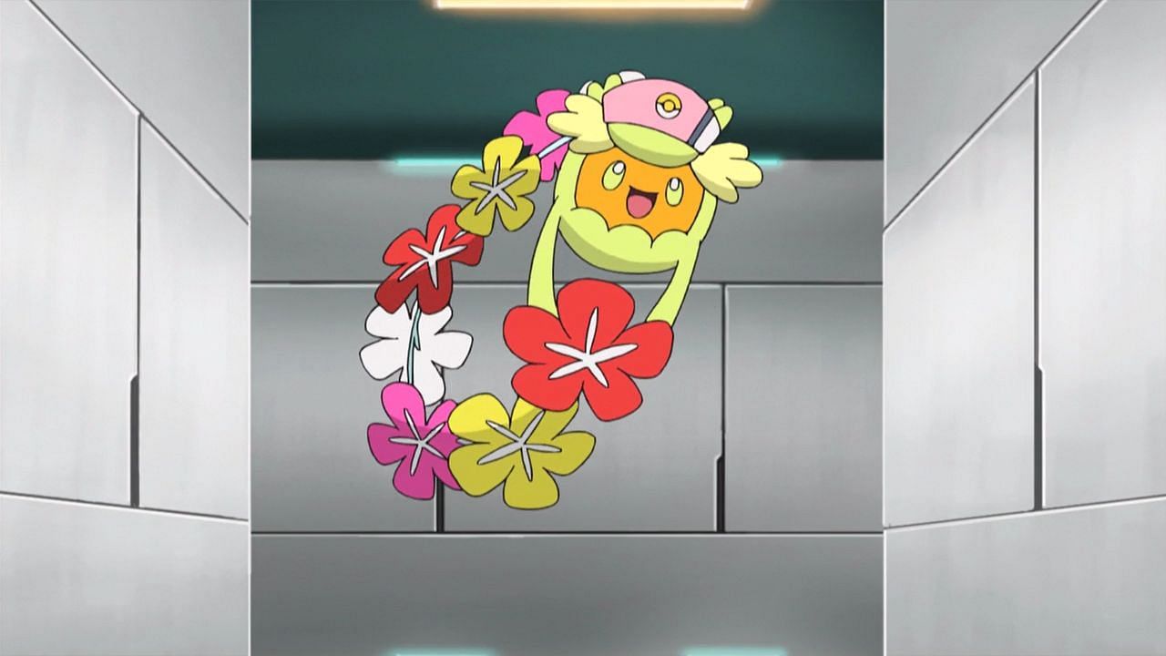 Comfey as it appears in the anime (Image via The Pokemon Company)
